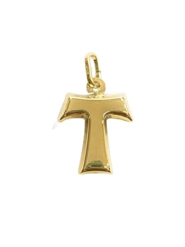Croix en argent TAU De Bussy bijou robuste qui ne noircit pas