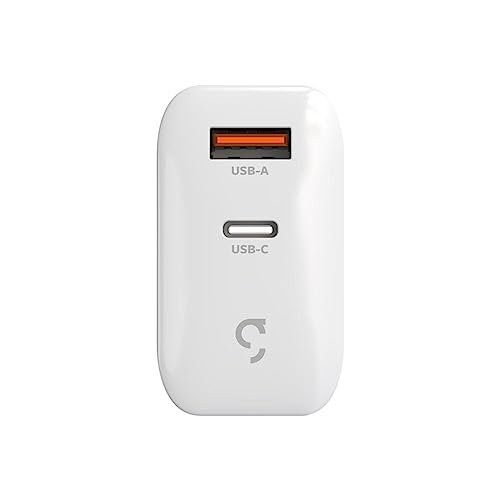 Geonav Carregador Universal SuperPower GaN Duo, 65W, 1 USB-A e 1 USB-C, tecnologias Quick Charge, Po
