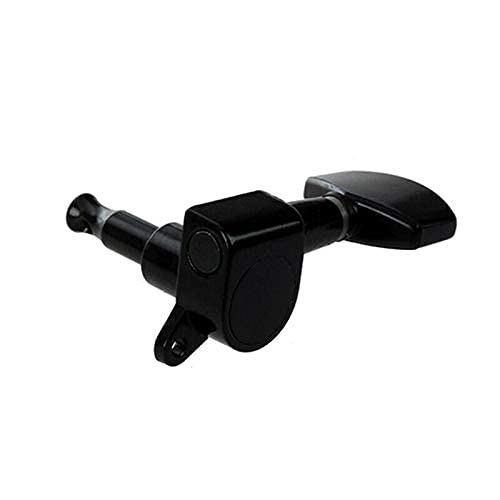 Ubersweet® Imported Guitar Tuning Pegs Tuners Machine Heads 3L 3R Black B6Y3_25110