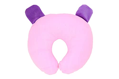 Image of Akido Presents Kids Baby Pillow U Shape Soft Head Shaper Anti Flat Sleeping Cushion in Cotton Microfiber Filling for Infant Newborn Babies