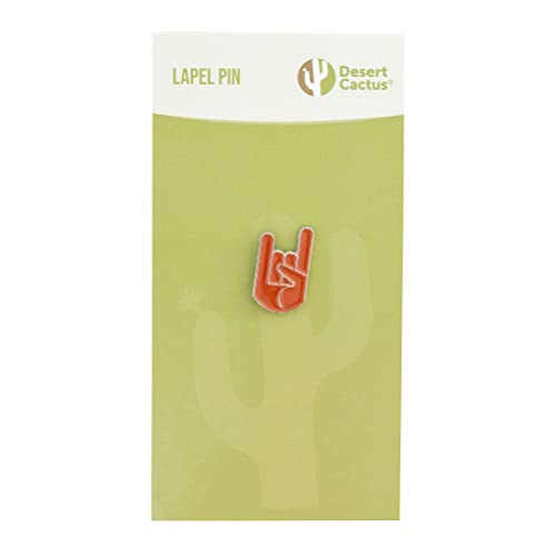 Image of Desert Cactus University of Texas Austin Lapel Pin UT Austin Longhorns Logo Enamel Made of Metal for Blazers, Bags and Jackets