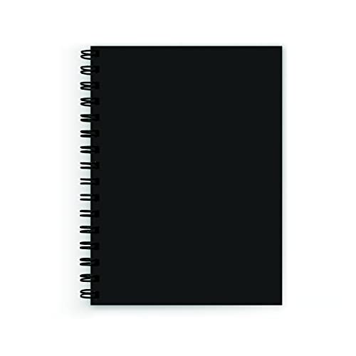 Image of Guitar music Spiral Wiro Unruled Blank Pages Notebook Diary Journal Drawing Book Size-A5(6X9 Inches) (Guitar music)