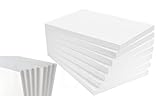 Expanded Polystyrene EPS 70 Sheets (600 x 400 x 25mm) - Wall & Floor Insulation Board (BBA Certified) - Box Lining & Packaging - Arts & Craft Foam Blocks HTUK (25)