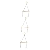 Porte-papier toilette mural : fabriqué en coton et bois de haute qualité, durable et pratique, servant longtemps, porte-papier toilette mural bohême