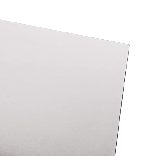 Mivos Edelstahl Glättekelle 270 x 130 mm - Rostfreie Traufel mit 2 Komponenten Softgriff - Putzkelle mit Klingenstärke 0,7 mm - Glättbrett - Glättscheibe Made in EU