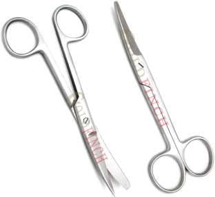 GOLDFINCH Surgical Instrument Dressing Scissor Straight and Curved Sharp/Blunt 6 Inch Set Of 2 Pcs (B09TRDWX2T) Amazon Price History, Amazon Price Tracker
