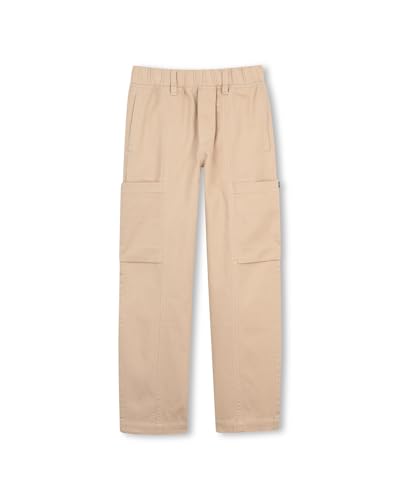 Pantalones Timberland niño gris doce años con acabados premium