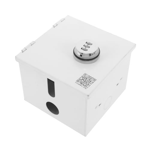 Cache-interrupteur verrouillable en acier inoxydable 1-Gang au design épuré