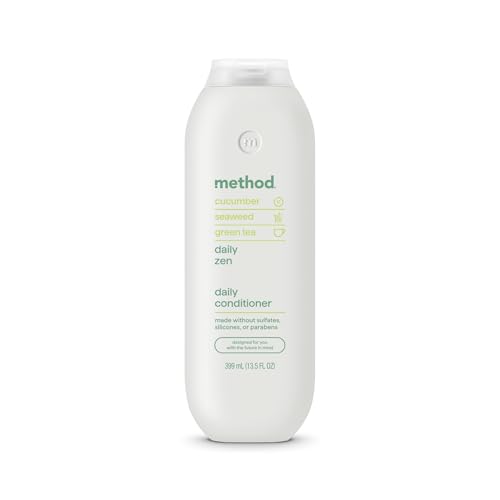 Method Everyday Conditioner, Daily Zen with Cucumber, Green Tea, and Seaweed Scent Notes, Paraben and Sulfate Free, 13.5 oz (Pack of 1)