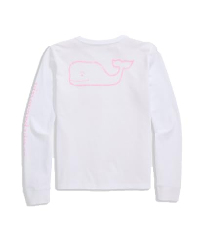 Image of Vineyard Vines Girls Vintage Whale Long-Sleeve Pocket Tee