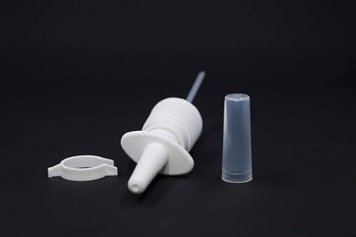 Nasal Spray Bottle Empty 1 oz Nasal Sprayer - 0.12cc per Spray! Empty, Glass, Refillable, Travel Sized, Quality Glass for Saline Applications! (2 blue bottles) — view 5