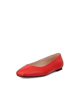 ECCO Women's Margot Ballerina Flats, Scarlet, EU 38/US 7-7.5