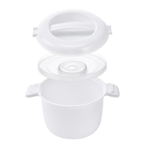 電子レンジ調理器 - 耐熱ボウル、野菜用の簡単な電子レンジ蒸し器、電子レンジ炊飯器容器 | 電子レンジ調理器野菜ブロッコリーキヌアスープポテトキッチン寮用キッチンアクセサリー