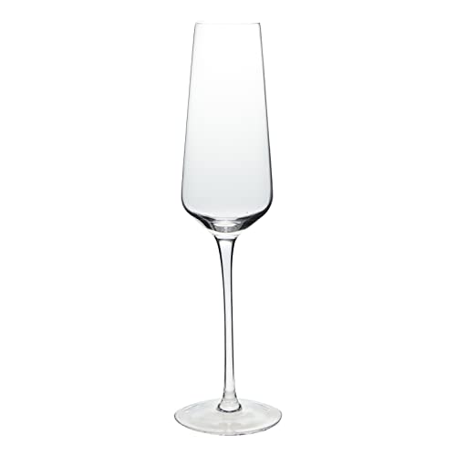 8.5 Oz Long Stem Crystal Champagne Flutes For Housewarming, Mimosas, Prosecco, Brunch, Bridal Shower (4 Pack) #TOP5