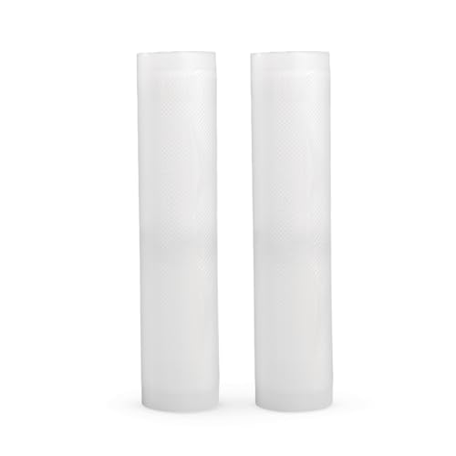 STARCREST x2 rotolo di pellicola per sottovuoto 28 cm come pellicola per il taglio di sacchetti di saldatura, sacchetti sottovuoto per imballaggio e saldatura di alimenti, 28 cm x 500 cm