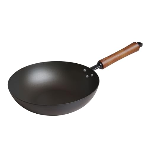 Joyce Chen Classic Series 9.5-Inch Preseasoned Carbon Steel Stir Fry Pan