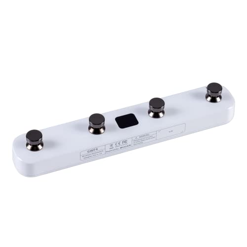 GTRS Wireless Footswitch Controller 2.4G Chargeable Built-in Battery Change Preset Tone Tap Tempo...