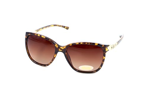 Image of Premium Branded Sunglasses for Women With Very Light Weight Frame & UV Protected Polarized Lens for Trendy & Rich Look (SREV.89065N1 Brown)