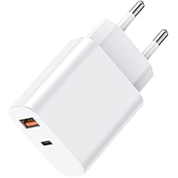 Huawei Cargador Tipo C Carga Rápida 10W MULTIM 20W Cargador Rápido QC 3.0 PD3.0 Compatible con I Phone 14/14 Plus / 14 Pro / 14 Pro MAX / 13/12 / 11 /Samsung Galaxy/Xiaomi/Huawei Adaptador