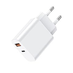 MULTIM 20W Caricatore USB A e USB C PD 3.0 QC 3.0 Charger per I Phone 16 15 14/13 / 12/11 / 11 Pro Max/XS Max/XR/X Xiaomi Huawei Samsung Galaxy Adattatore Caricabatteria