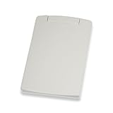 Distri+   Prise d'aspiration centralisée Couvercle carré 9x9cm   Blanc Prise d'aspiration centralisée rectangulaire R Vex avec Couvercle ø 36 mm   Plastiflex