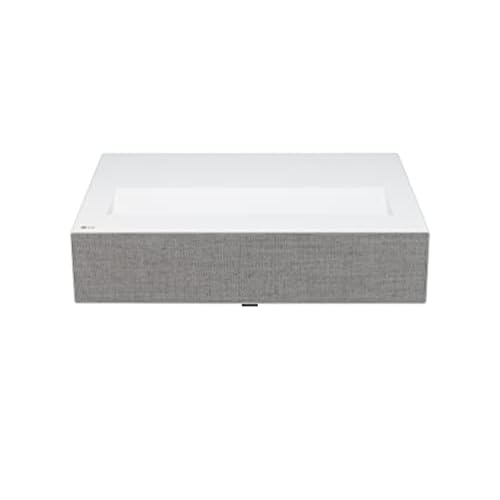 LG Electronics HU715QW Beamer mit Projektions-Diagonale bis 304,8 cm (120 Zoll), CineBeam Ultrakurzdistanz Laser 4K Projektor (2.500 Lumen, drahtlose Screen Share-Funktion, webOS 6.0), Weiß