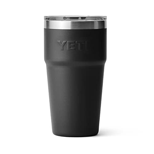YETI Rambler Stackable Pint, Vacuum Insulated, Stainless Steel with MagSlider Lid, Black - image 5