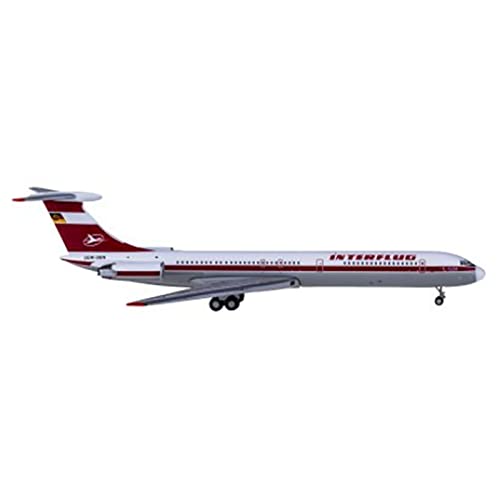 Modelo de avión Ilyushin IL-62M DDR-Sen ideal para decorar vitrinas y despachos