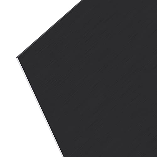 Anodized Aluminum Sheet 8 x 12 x 1/16 Inch Black 5052 Aluminum Alloy Engraving Blanks for Laser Engraving