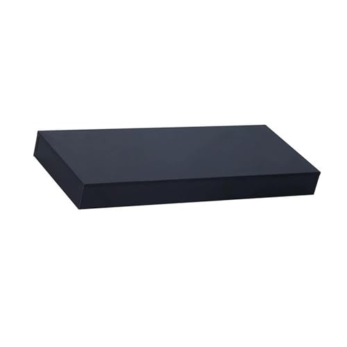 Socle de présentation noir 50x50x10 cm pour mannequin et vitrines