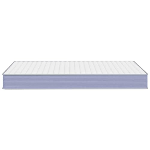 LAPOOH Materac z miękkiej średniej twardości pianki 140x200 cm, materace do łóżka - 373011