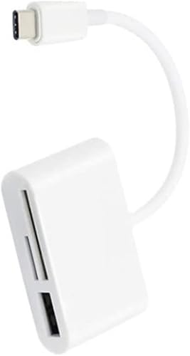 Leitor de cartão USB C, leitor de cartão USB 2.0 TF Mirco cartão de memória inteligente tipo C OTG F