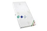 GHIOCUSCINI | Baby Materasso Lettino Certificato EN16890:2017 + A1:2021, 60 x 120 alto 11cm ALOE VERA, OEKO-TEX®, CertiPUR™, Traspirante, Antimicrobico e Antibatterico, Made in Italy