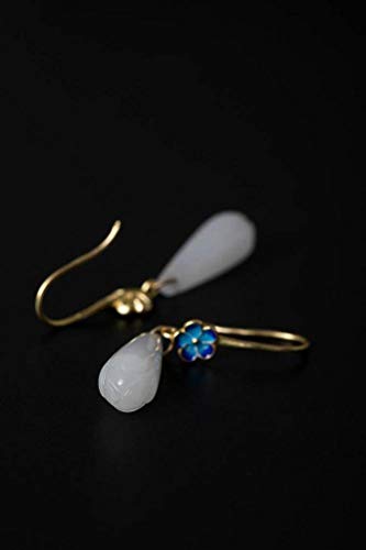 Boucles d'oreilles pour filles légères et confortables style émail rétro - 3