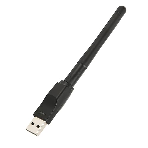 USB Adapter for PC, 150Mbps MT7601 802.11 b g n Network Adapter for Desktop, 2.4GHz High Gain Antenna Supports XP, 2000, 7, 8, 10, 11, for OS X