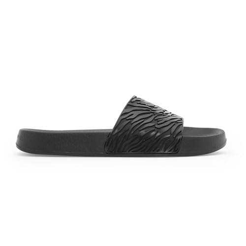 Image of Red Tape Womens Sliders in Slate Blue | Casual Pool Sliders | SLATE BLUE | 3 UK