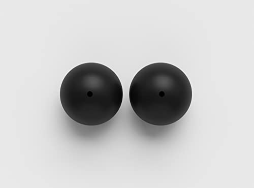 Glacio Round Ice Cube Molds - Whiskey Ice Sphere Maker - Makes 2.5 Inch Ice Balls - 2 Pack #TOP7