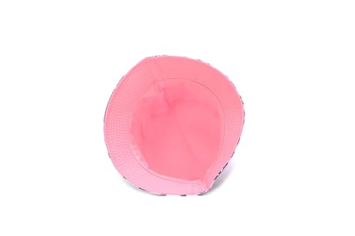 NautySaurs Lot de 2 Chapeaux bob pour Filles, Casquettes de Plage réversibles pour bébés et Petites Filles, Style pêcheur, Vert cœur et Rose Glace – vue 5