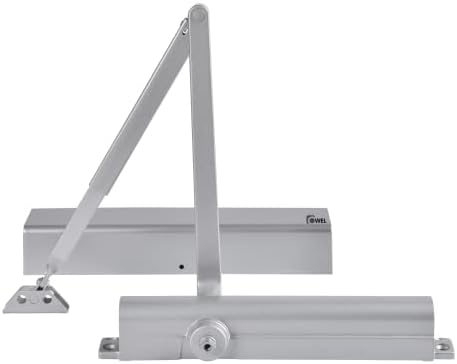 Heavy Duty/UL Listed Commercial Automatic Door Closer, Cast Alluminium Body & Steel Arm with Adjustable Speed, ANSI Certification and 3hours fire ratings