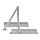 Heavy Duty/UL Listed Commercial Automatic Door Closer, Cast Alluminium Body & Steel Arm with Adjusta