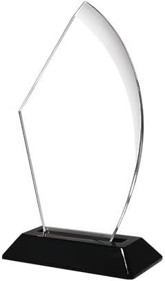 Crown Awards 7 H Corporate Acrylic Award, Etch Engraved Recognition Acrylic Trophy Award