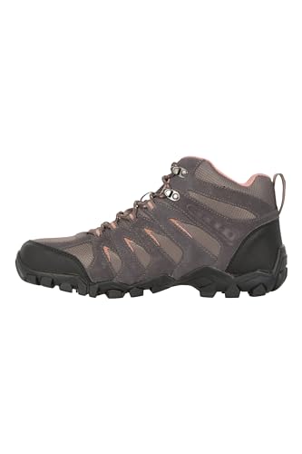 Mountain Warehouse Belfour Womens Waterproof Boots - IsoDry Ladies Shoes, Breathable Footwear, Suede & Mesh Upper, EVA Cushioned - For Spring Summer & Outdoors Grey Adult Shoe Size 4 - Image 7