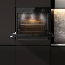 Cecotec Einbau-Konvektionsofen 56L - Bolero Hexa C134500 Glass Black A. 2600W, 4 Funktionen, Konvektionsmodus, Steam Base X2, Niedriger Energieverbrauch, Leichte Reinigung, Ventilator, 3 Positionen