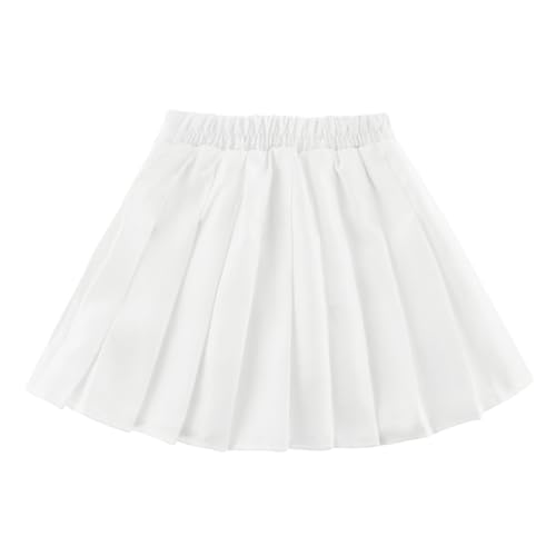 Image of Girls Pleated Skirts Built in Shorts Little Kid Athletic Flowy Skorts Skirts Toddler Girls Tennis Skorts for Girl 3-14 Years