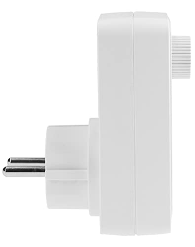 mumbi 10215 socket dimmer, blanc, prise de type f