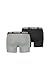 Produktbild Puma Herren Boxershorts 2er Pack, Dark Grey Melange/Black, M