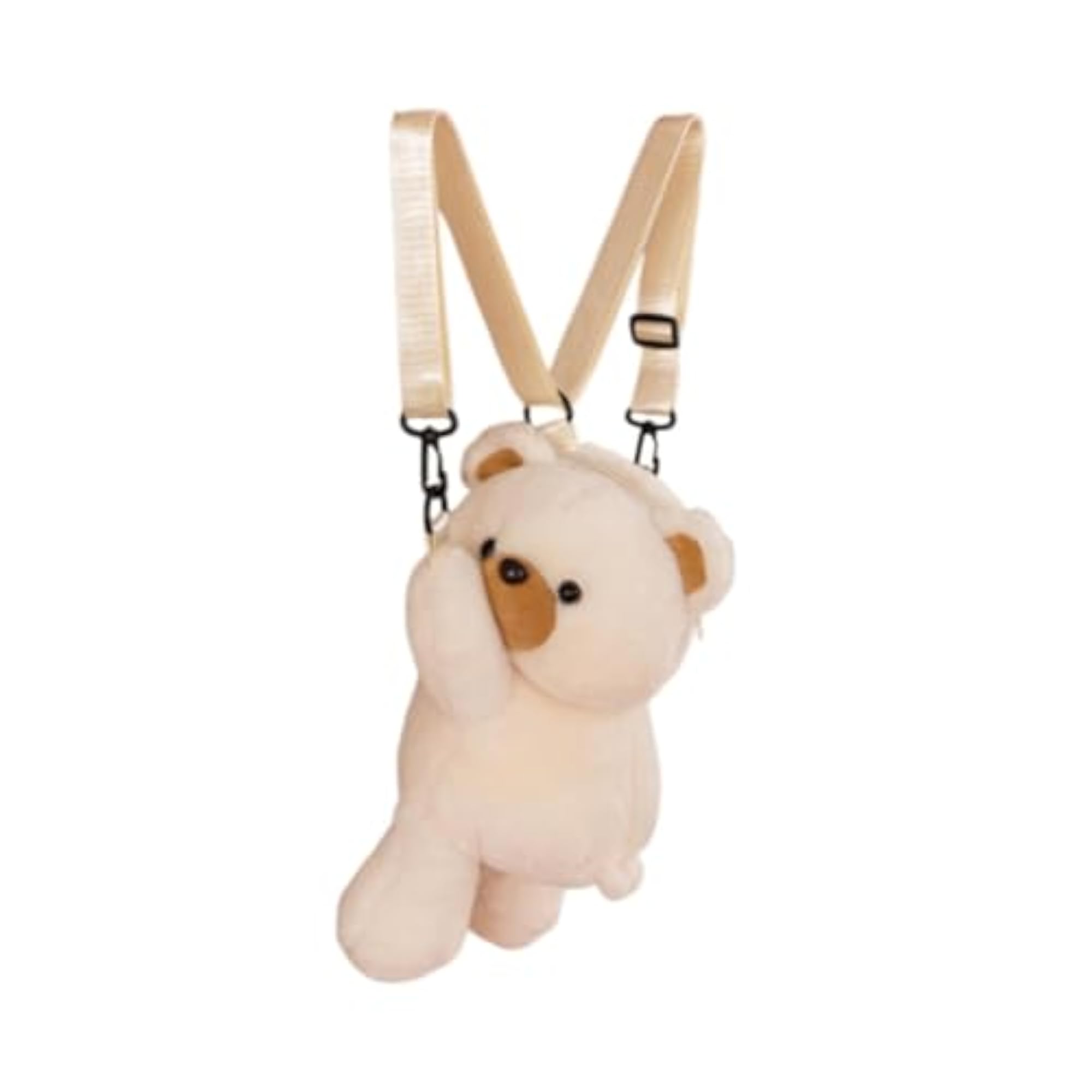 Plush Bear Backpack with Adjustable Strap, Casual Travel Bag