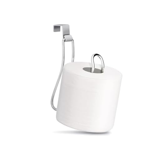 Iron Toilet Paper Holder, Rustproof Wall Mounted Roll Paper Holder for Bathroom, Heavy Duty Tissue Holder with Durable Metal Construction