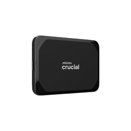 Crucial X9 2TB Portable SSD, Up to 1050MB/s, USB 3.2