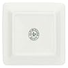 La Porcellana Bianca - Piattino Quadrato Lettera M - Arredo Casa, Cucina - Linea Adorato - Idea Regalo - Porcellana - 10x10xh1,5 cm #1